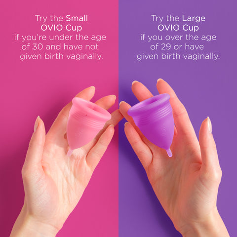 Menstrual cup sizes