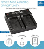 BM 2 BP-828 Batteries and Dual Bay Charger for Canon VIXIA HFG60 HFG50 XA40 XA45 XA50 XA55 GX10 HFG20 HFG21 HFG30 HFG40 XA15 XA20 XA25 XF400 XF405