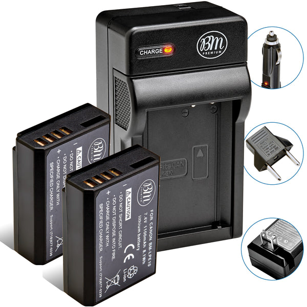 BM Premium LP-E10 Battery Charger for Canon EOS Rebel T3, T5, T6, T7, – Big  Mike's Electronics