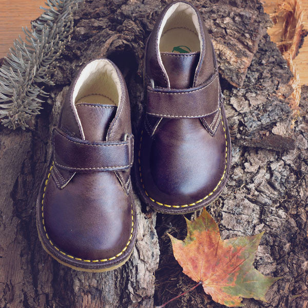 boys leather desert boots