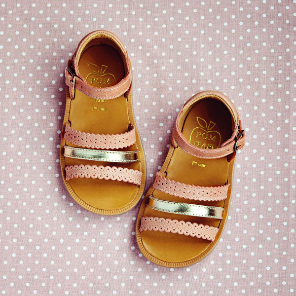 Rose and Gold Sandal
