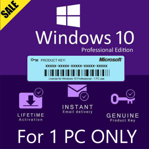 Microsoft Windows 10 Enterprise Product Key 32 64 Bit Fast