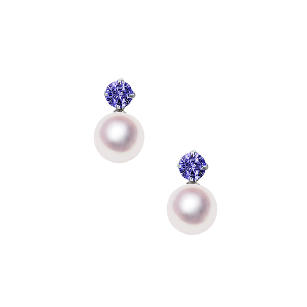 Birthstone earrings | Tensei Pearl Online Store 天成真珠 公式通販