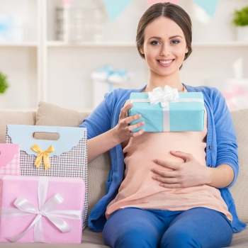 opening gifts after playing baby shower games