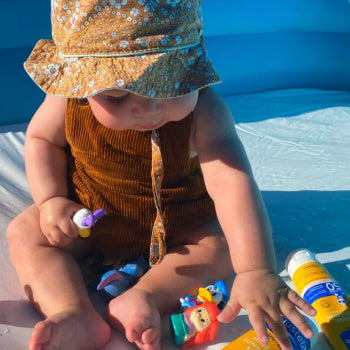 Baby with sun protection