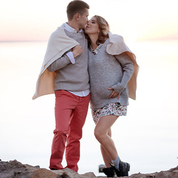 couple on babymoon