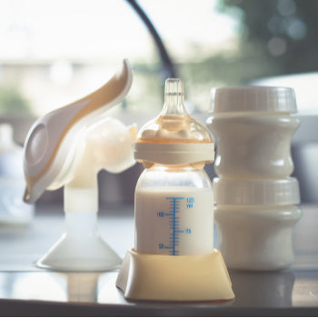 Bottles and breast pump