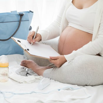 pregnant woman preparing for the birth of her baby