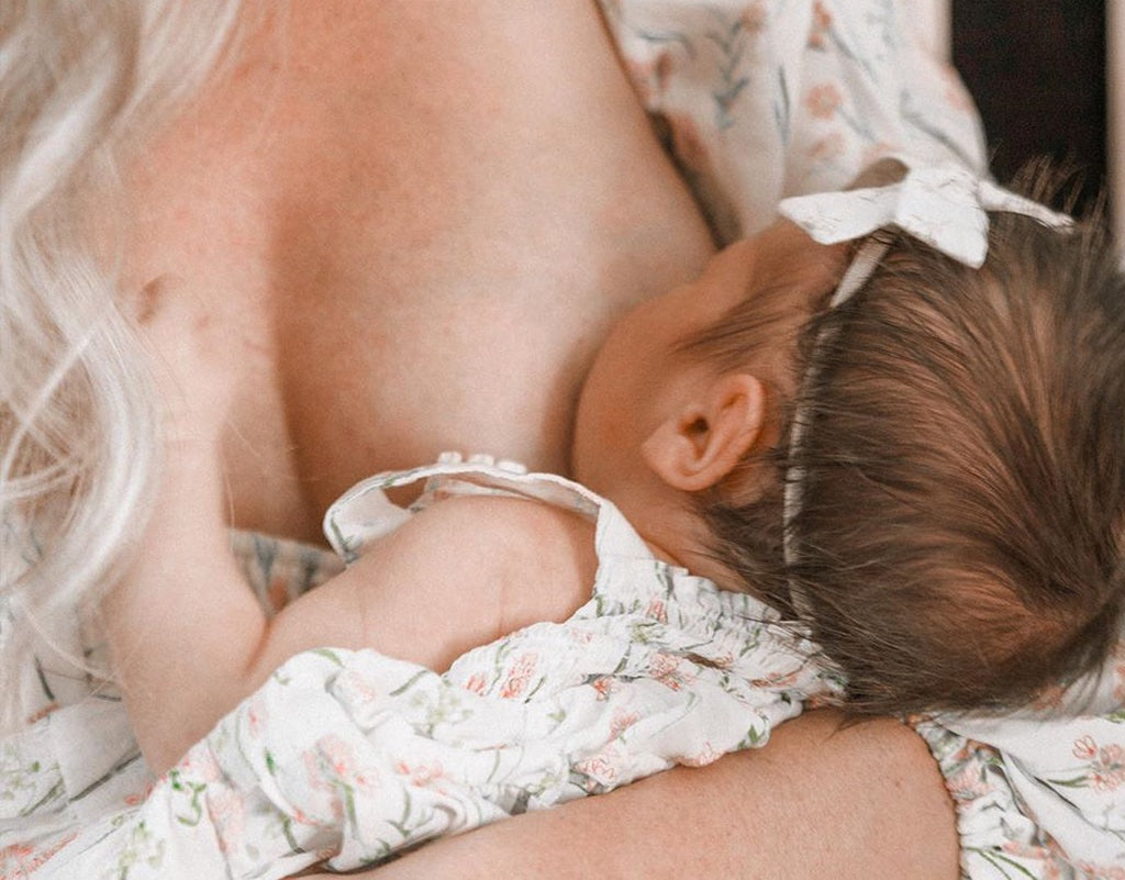 baby breastfeeding