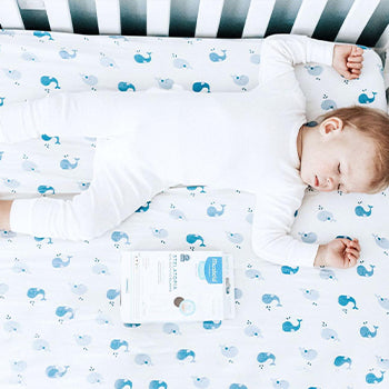 Toddler sleeping with Eco-Friendly Baby Products