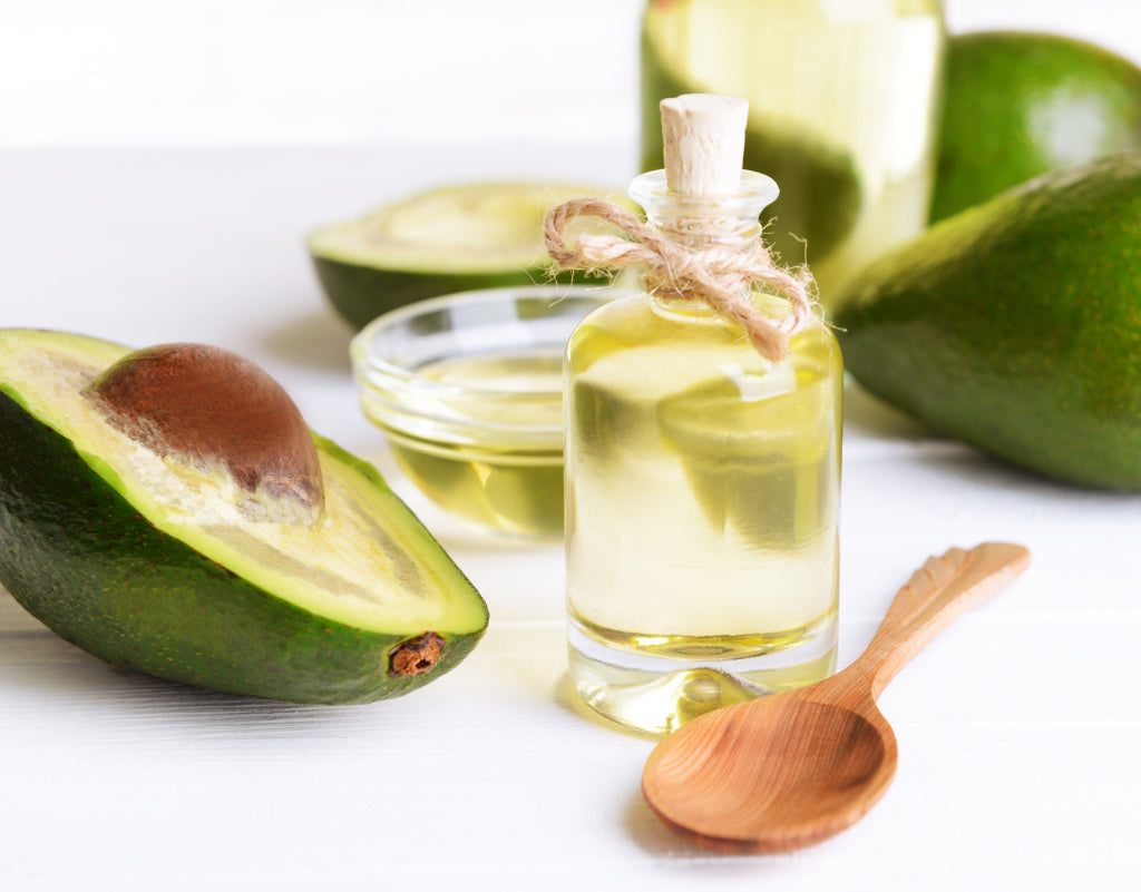 avocado and oil for clean skin care 
