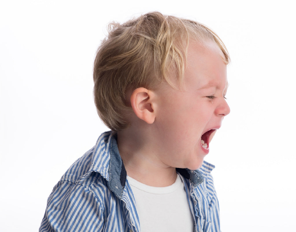 kid throwing a tantrum
