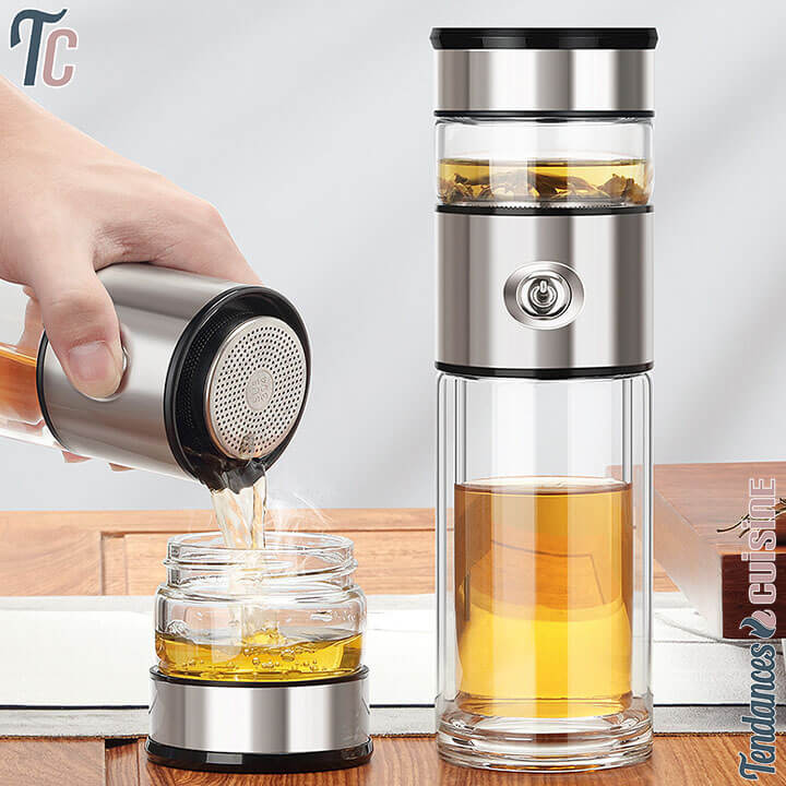 Bouteille Infuseur de Thé Automatique 400 - 450 ML presentation