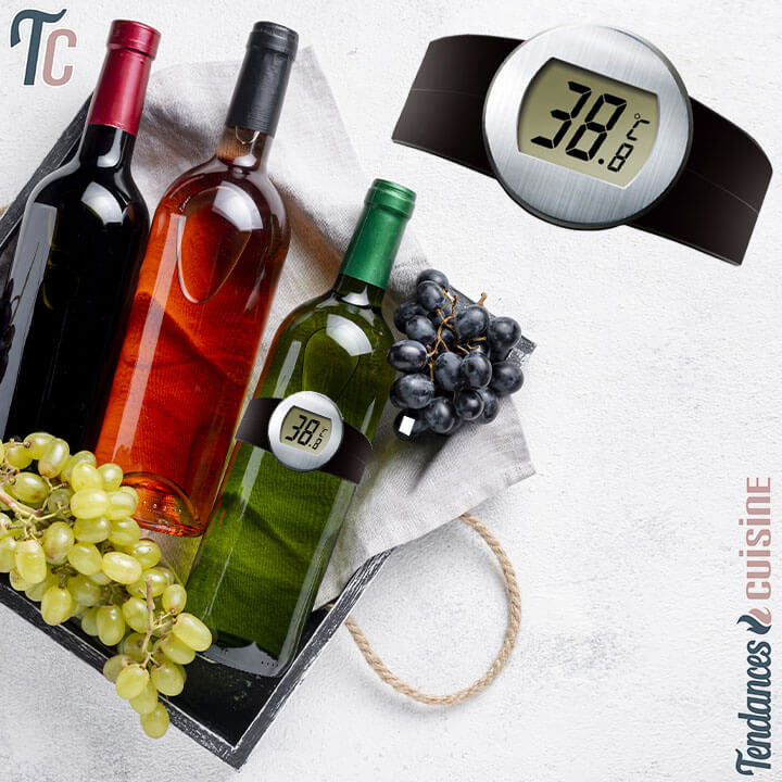 Thermomètre bouteille vin