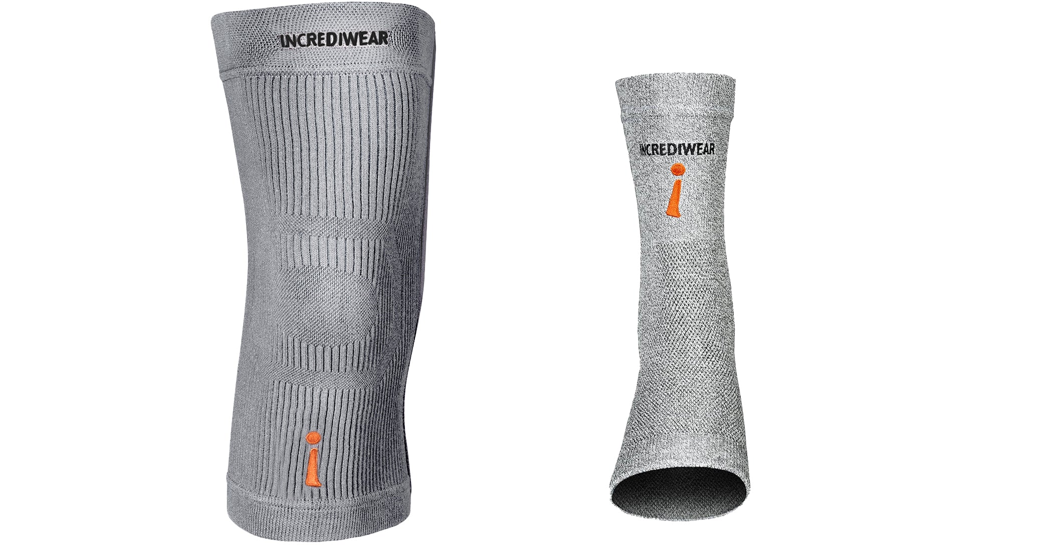 incrediwear knee sleeve and ankle sleeve front view 