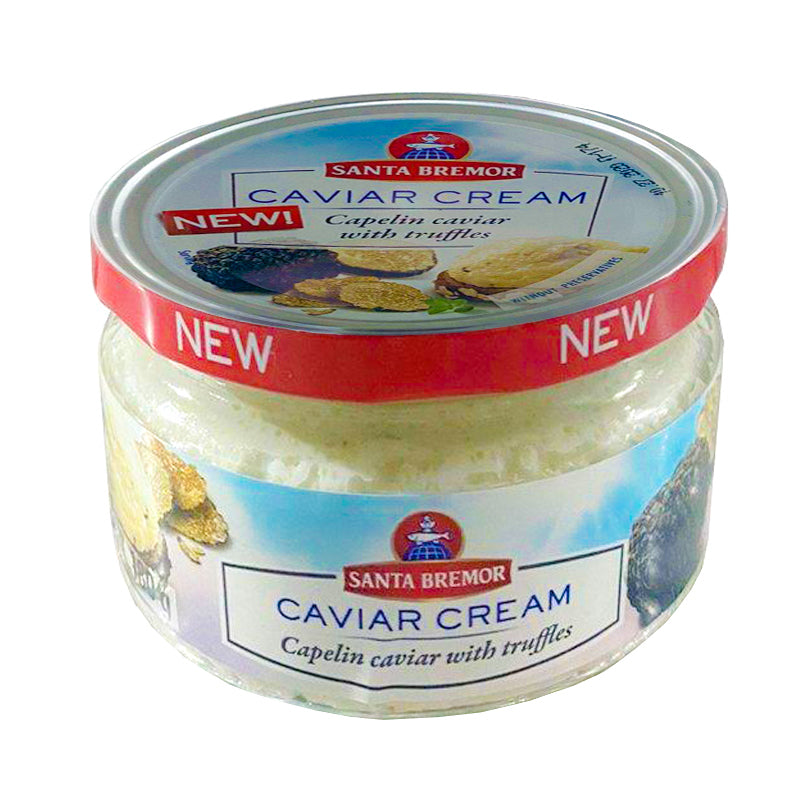 Capelin Caviar Spread W Truffle Santa Bremor 0 4lb 180g Russianfoods