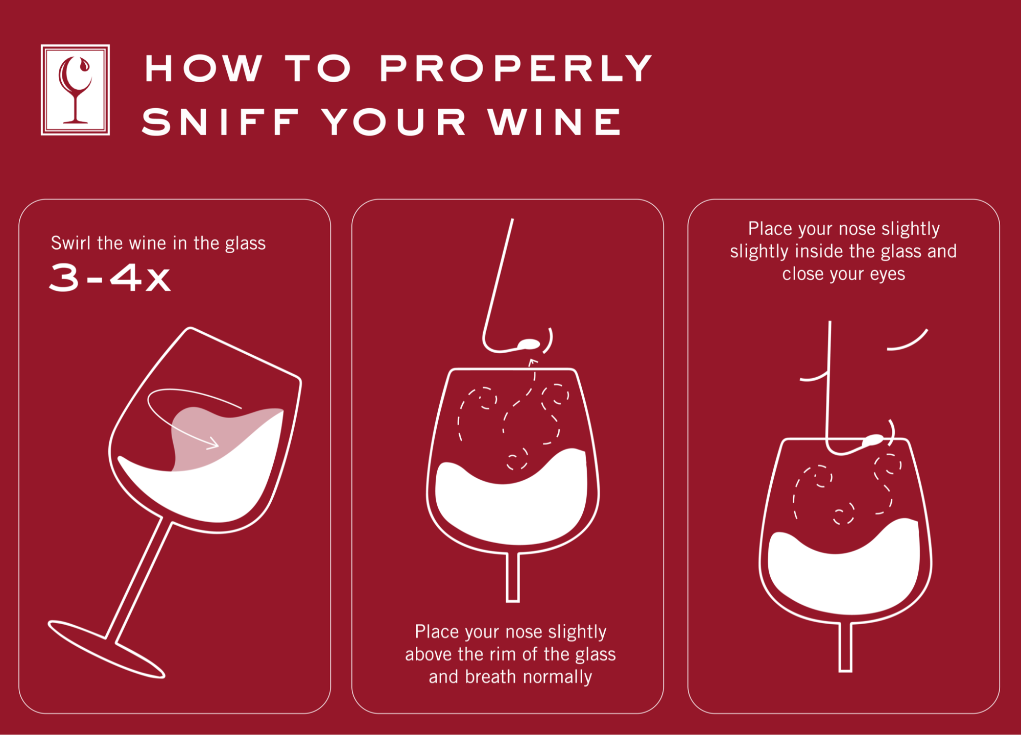 how to sniff your wine