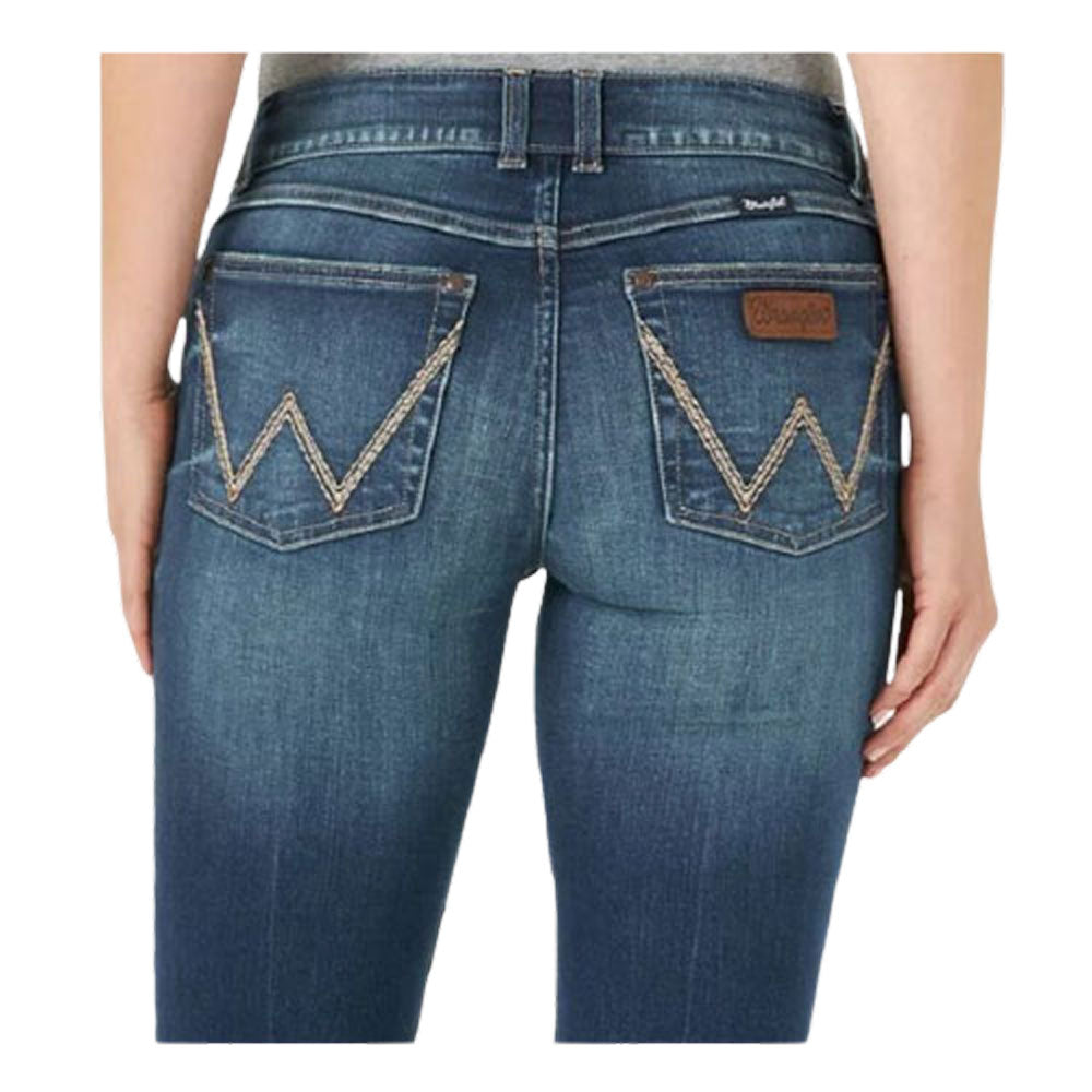 09MWZPV Wrangler Women's Retro Mae Mid Rise Boot Cut Jean - Vivianna | The  Wire Horse