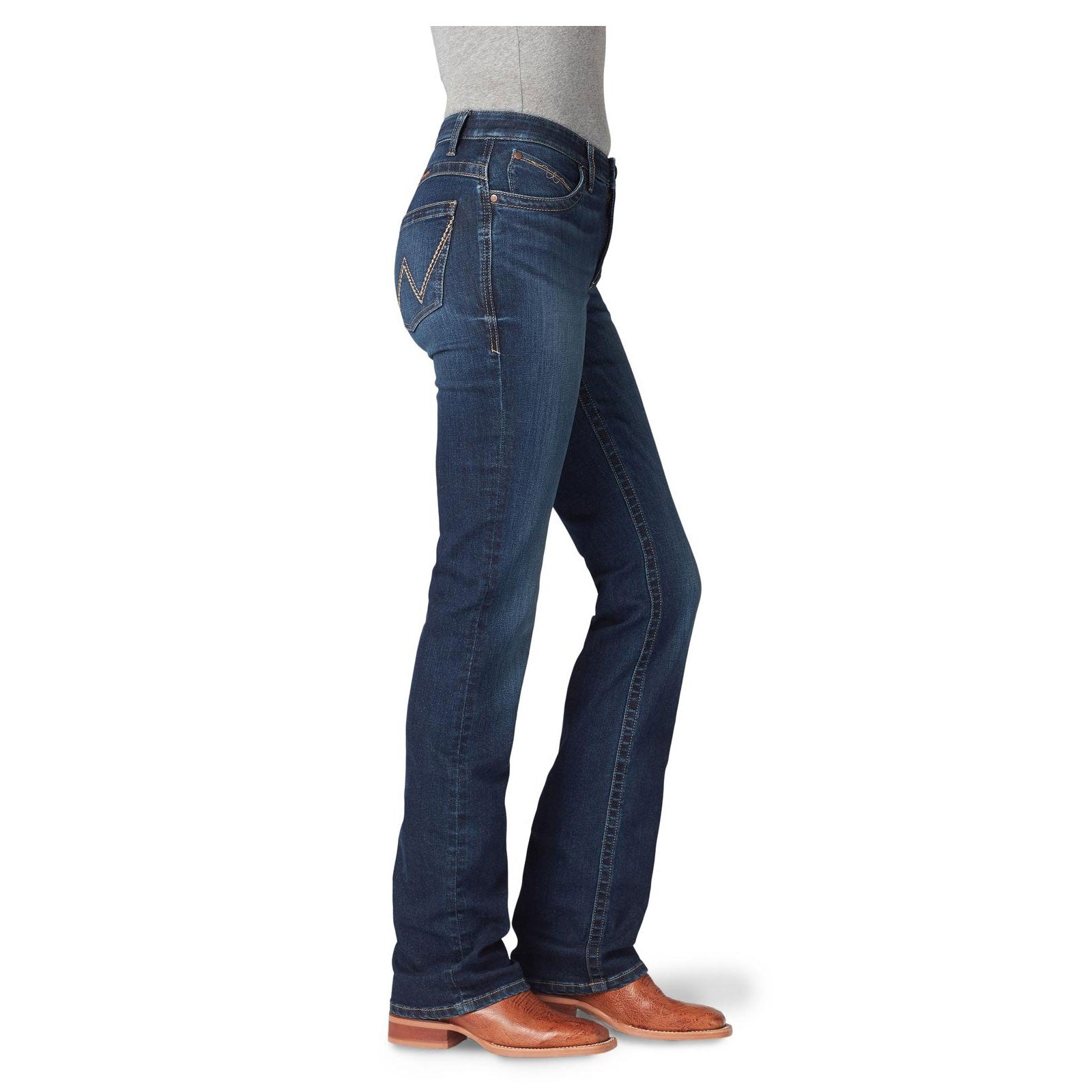 2321431 Wrangler Women's Willow Ultimate Riding Bootcut Jean Mid Rise | The  Wire Horse