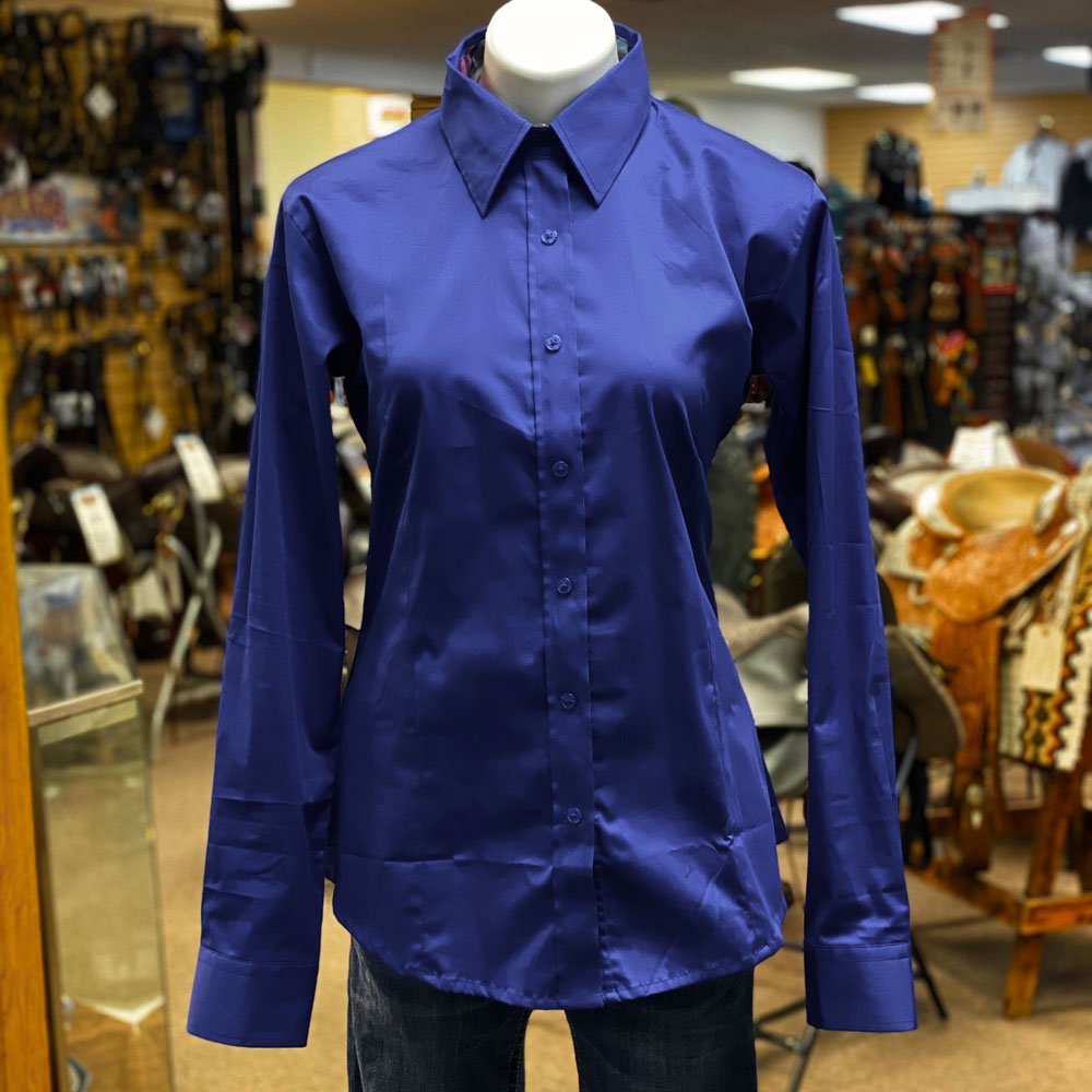 68515RBLU Royal Highness Concealed Zippered Western Show Shirt Royal B ...