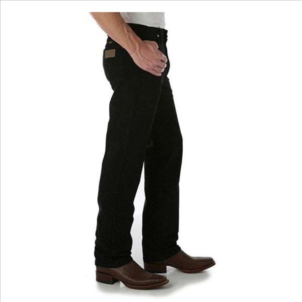 936WBK Wrangler Men's Cowboy Cut Slim Fit Jeans Shadow Black | The Wire  Horse
