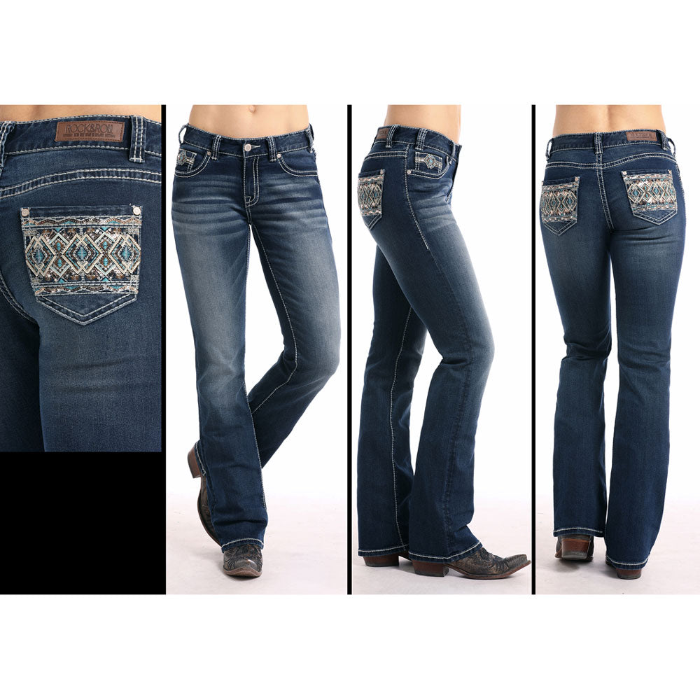 juniors embroidered jeans