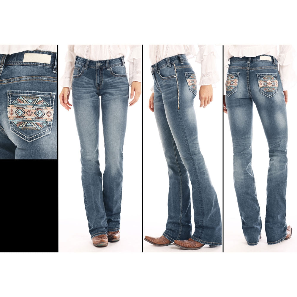 juniors embroidered jeans