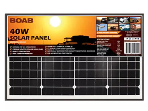 BOAB 40w Solar Panel