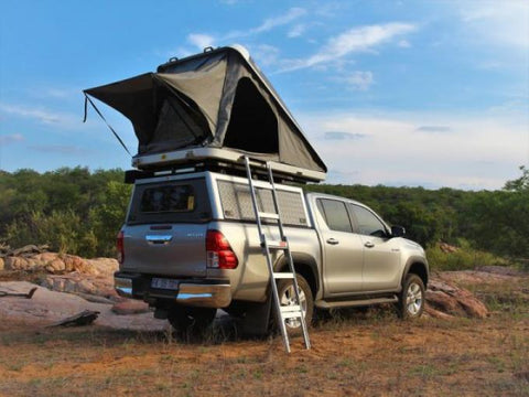 Hilux with Eezi Awn Stealth Roof Top Tent