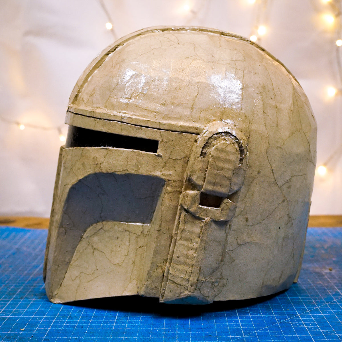Mandalorian Helmet Template Cardboard