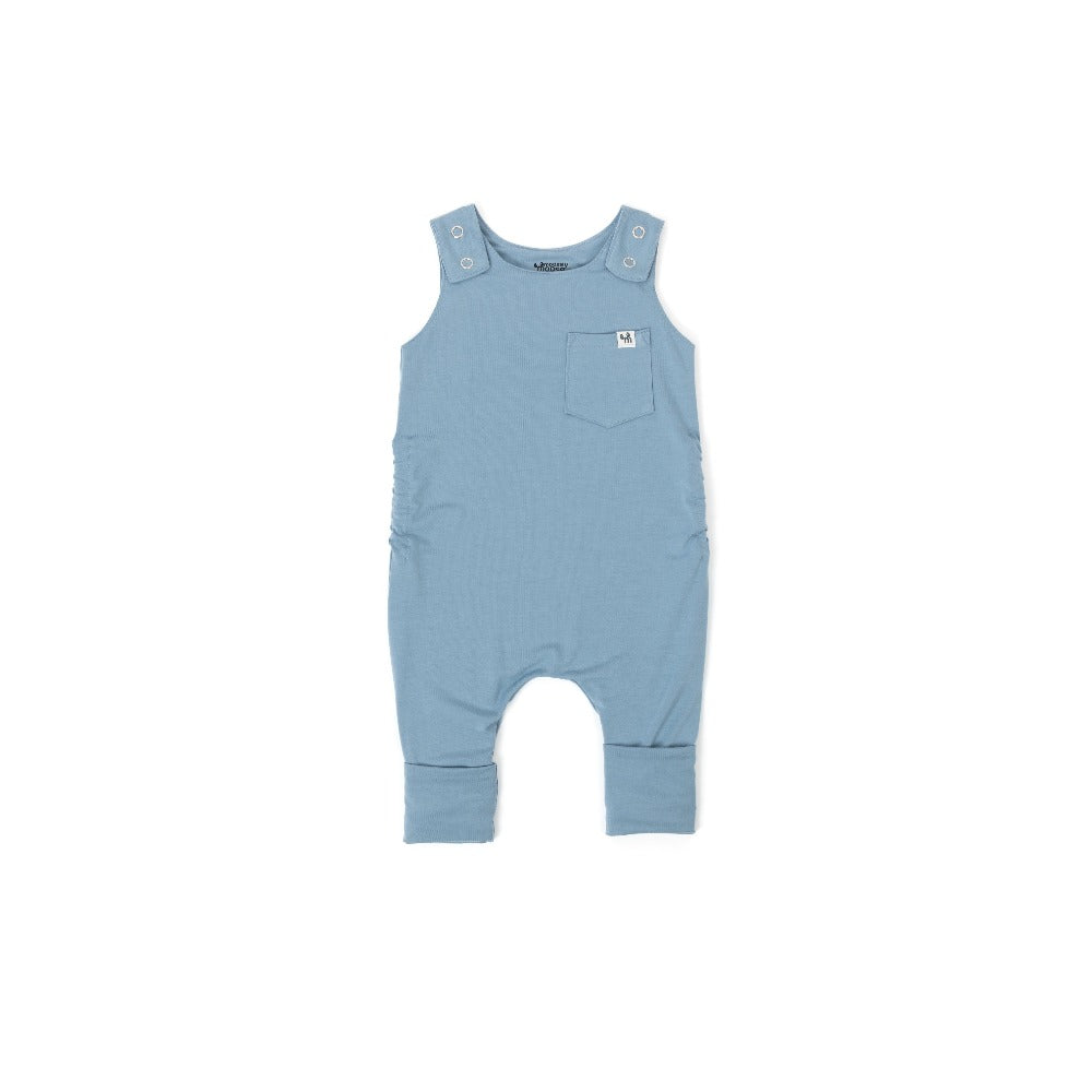 Dusty Blue Grow Romper