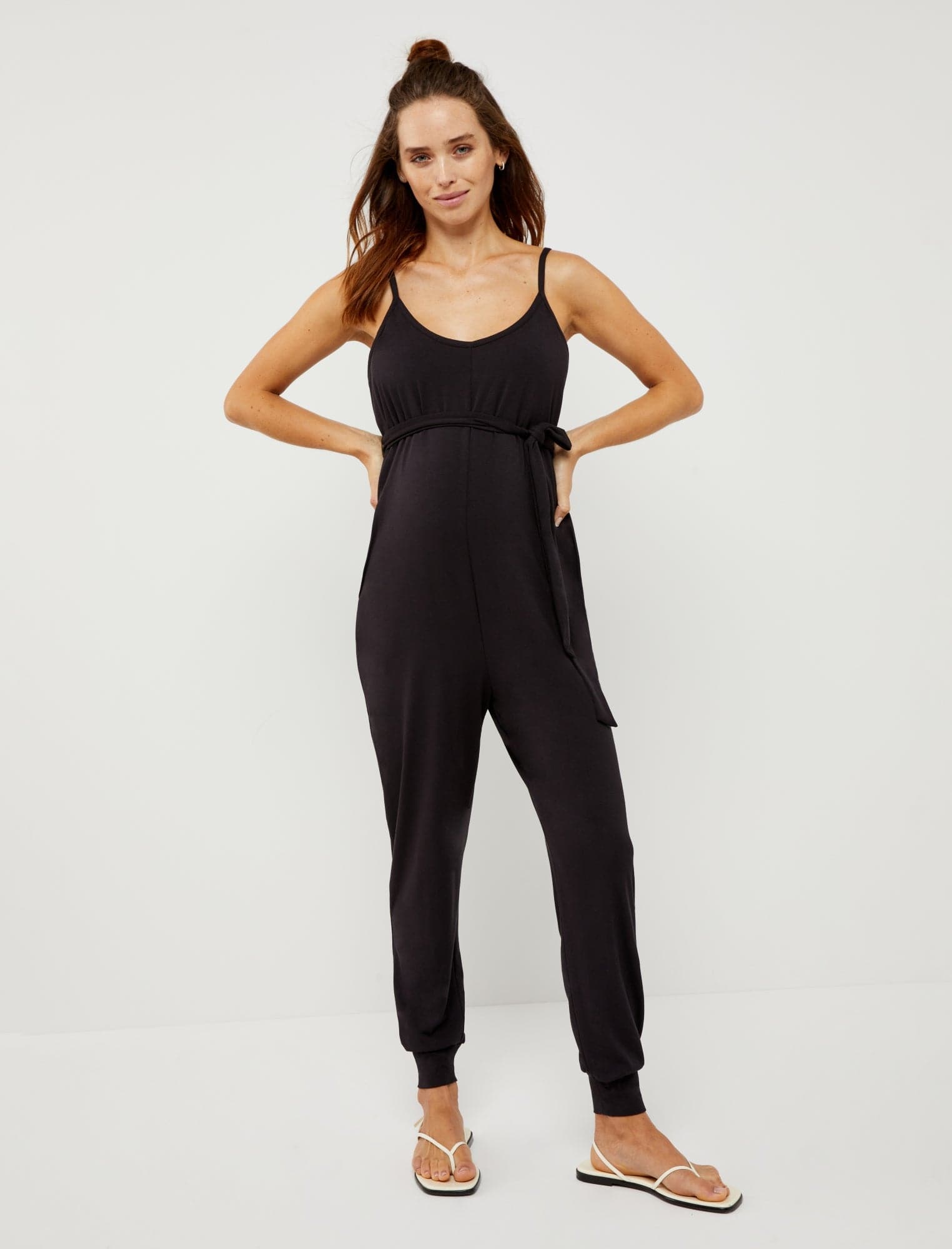 Image of Luxe Maternity Jumpsuit