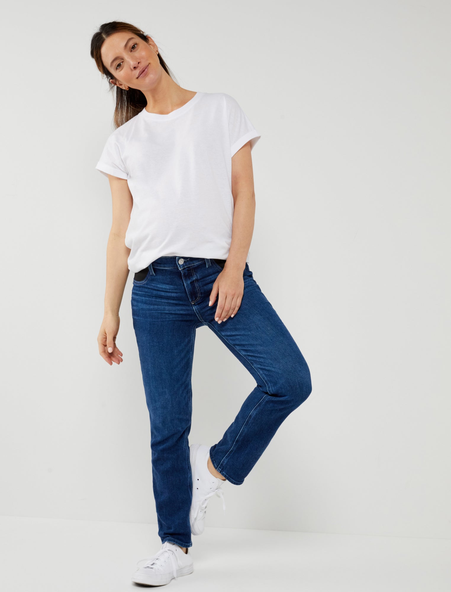 J Brand Side Panel Mama J Super Skinny Maternity Jeans - ShopperBoard