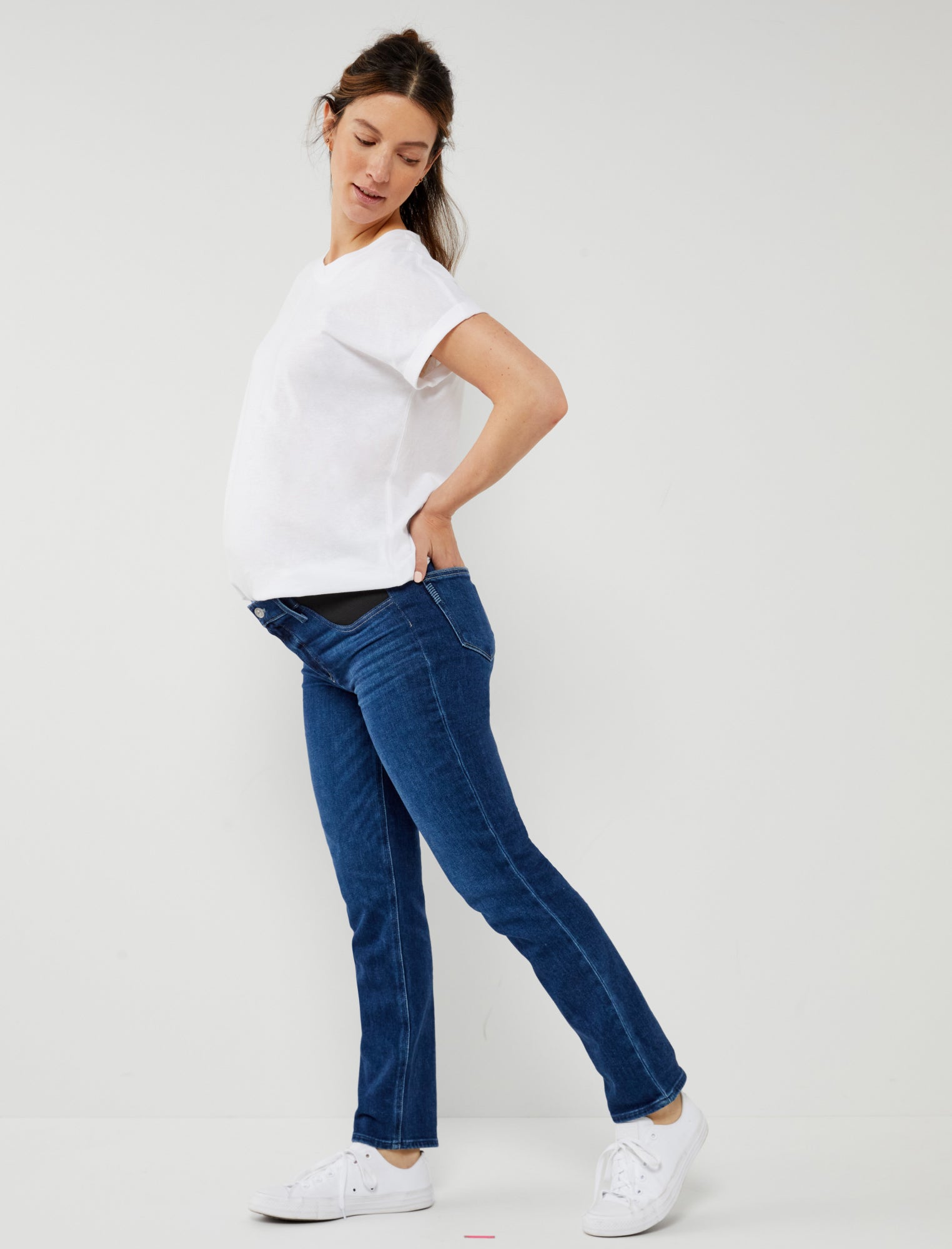 J Brand Side Panel Mama J Super Skinny Maternity Jeans - ShopperBoard