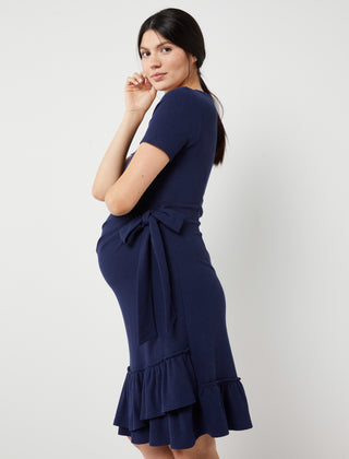 New* Ash Blue A Pea in the Pod Maternity Ruched Versatile