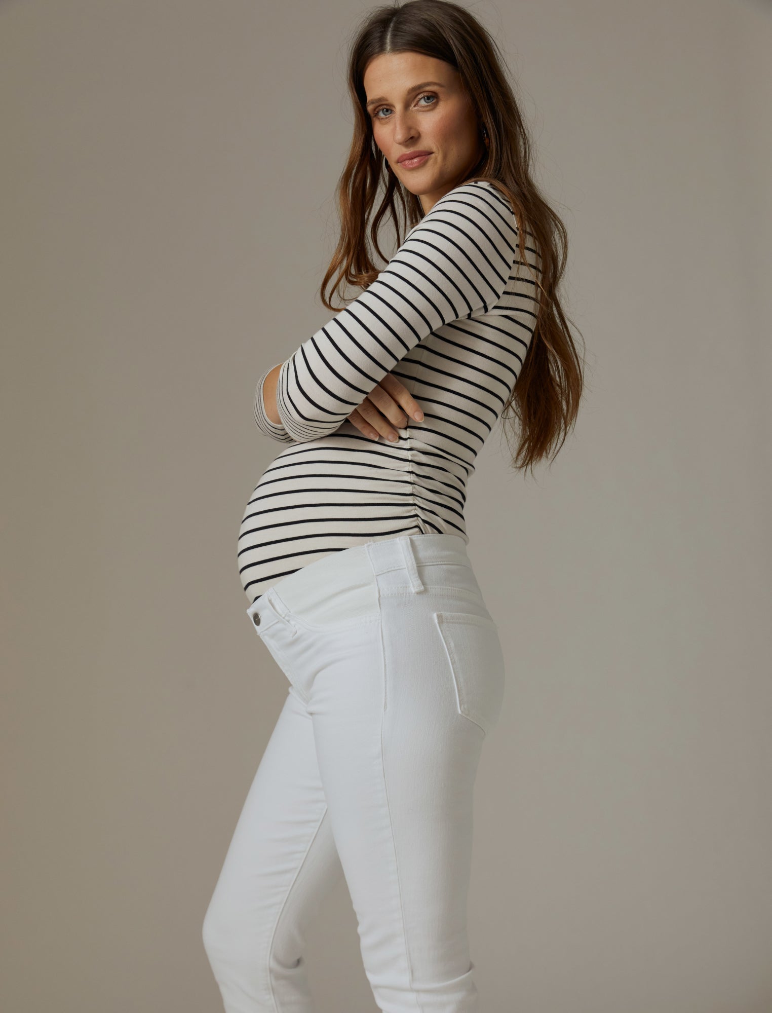 Paige Side Panel Verdugo Ultra Skinny Maternity Jeans - A Pea In