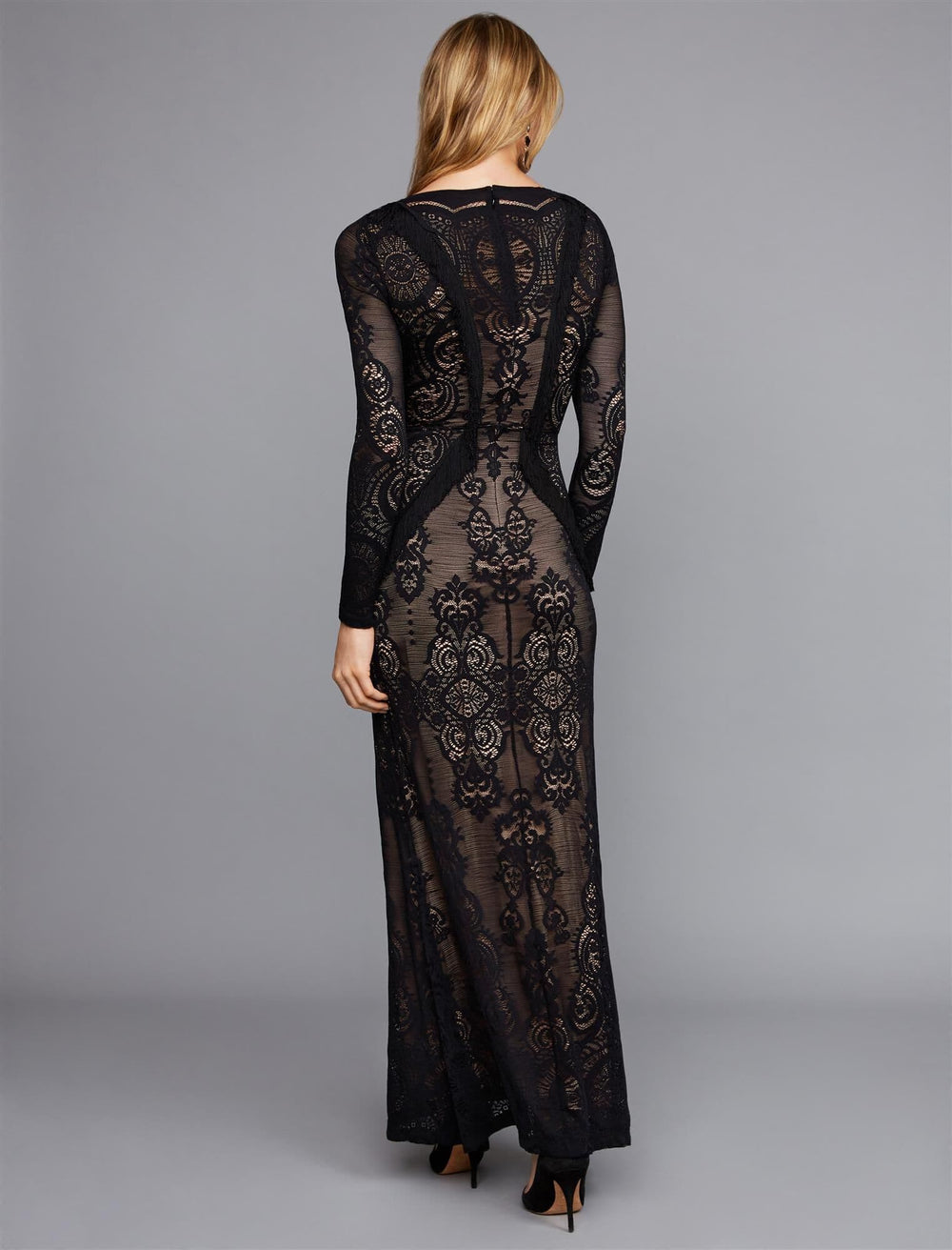 bcbg lace maxi dress