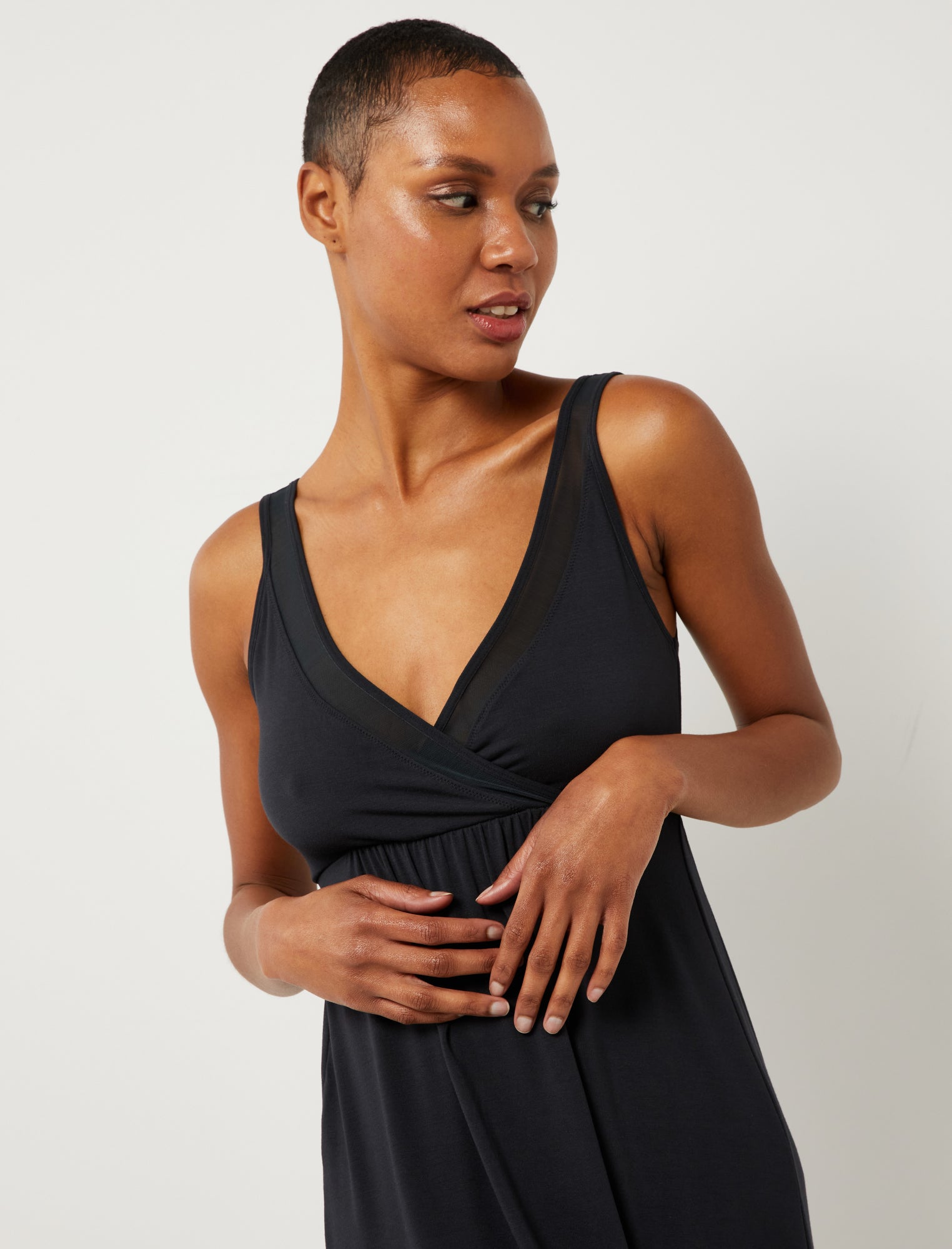 TALCO Maternity Nursing Cami in Black – Christina's Luxuries