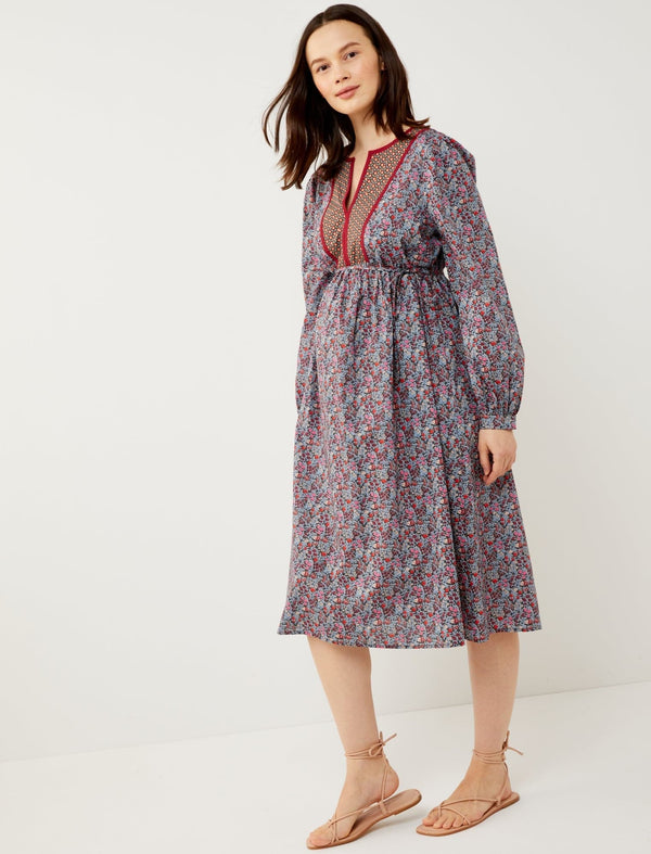 Maternity Bib Dress Made with Tana Lawn™ - A Pea In the Pod