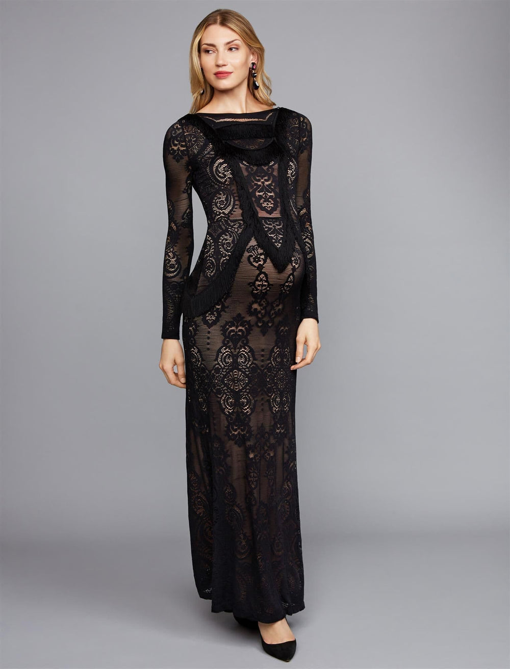 bcbg lace maxi dress