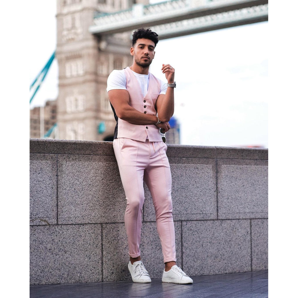 WeekendGent Hybrid trousers pink