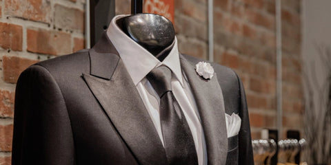 Suit With Silk Tie