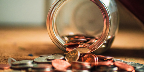 Jar of coins