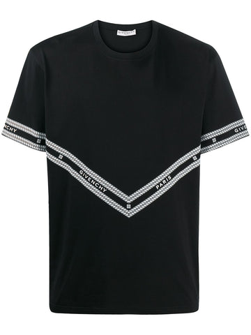 Louis Vuitton Spray Chain Graphic Print T-Shirt - Black T-Shirts, Clothing  - LOU639670