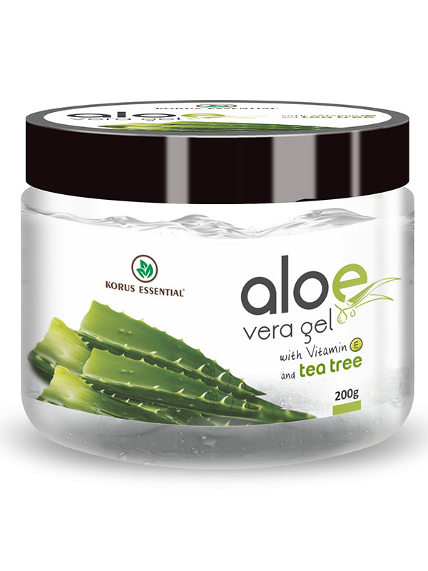 Korus Essential Aloe Vera Gel Vitamin E and Tea tree- 200g | Health Wellness Shop