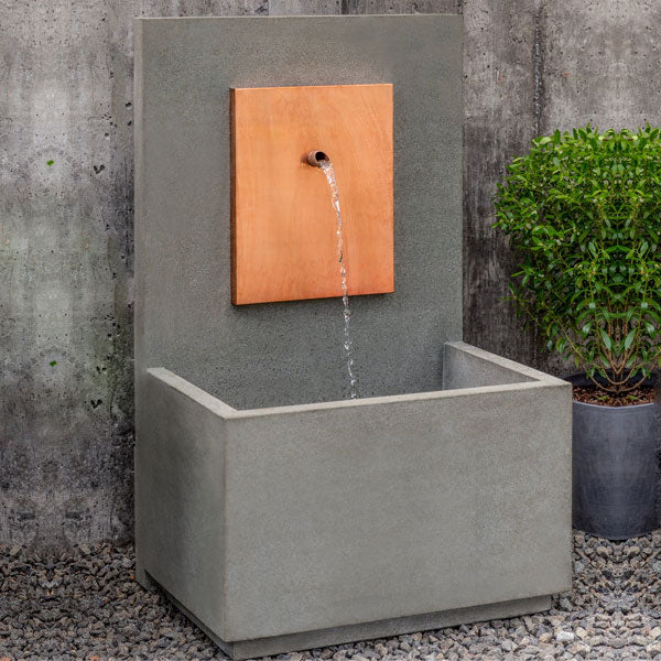 Campania MC2 Fountain-Corten Steel running