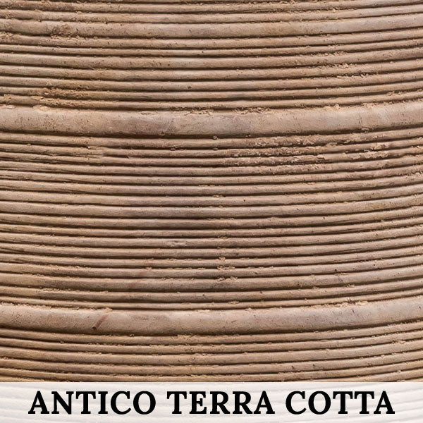Campania 6480-2402 Madera Tall Planter - Terra Cotta 2-Piece Set