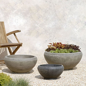 Campania International Urbino Planter, XLG, Aged Limestone