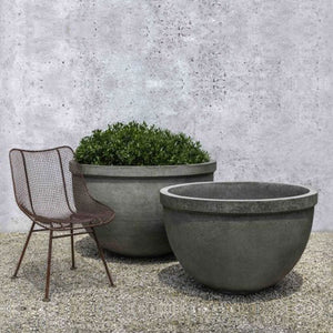 Campania International Urbino Planter, XLG, Aged Limestone