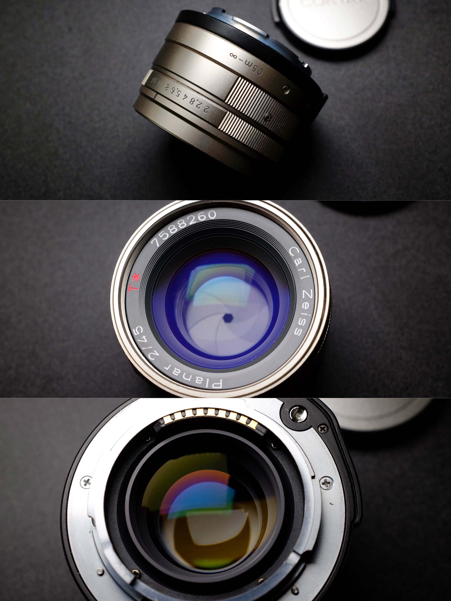 Carl Zeiss Planar 45mm F2 ライカ Mマウント - カメラ